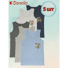 Майка Donella, 5 шт., размер 10/11-146/152, микс