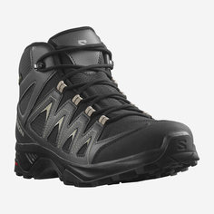 Ботинки хайкеры Salomon X Braze Mid GORE-TEX, размер 8, чёрный