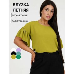 Блуза , размер 50-52, оливковый Udel
