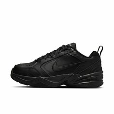 Кроссовки NIKE Air Monarch IV, полнота F (EU)/ на среднюю стопу, размер 7 US, чёрный