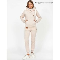 Костюм спортивный Jools Fashion женский спортивный зимний, размер 44, бежевый