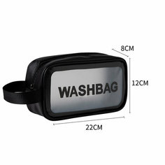 Косметичка 8х12х22 см, , черный Washbag