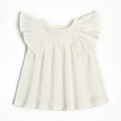 Платье Крошка Я BASIC LINE Крошка Я, размер 86-92, молочный