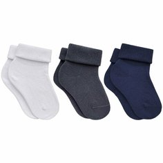 Носки RuSocks Базовая коллекция, 3 пары, размер 10-12, , мультиколор