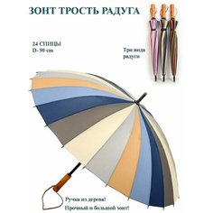 Зонт-трость Diniya, радуга