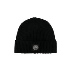 Шапка Stone Island, размер OneSize, черный