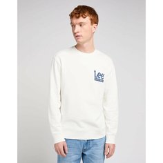 Свитшот Lee Men Crew Sweetshirt, размер S, , белый