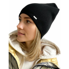 Шапка бини A.cappello, размер 54-57, черный