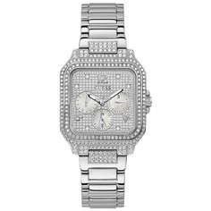 Наручные часы GUESS Dress, серебристый