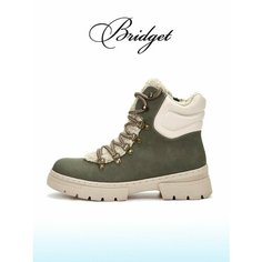 Ботинки тимберленды Bridget, размер 37, хаки/бежевый
