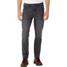 Джинсы зауженные Wrangler, размер 34/32, серый