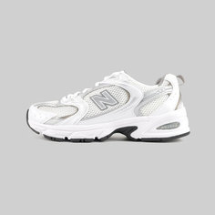 Кроссовки New Balance 530, полнота D, размер 40.5 EU/7.5 US, White with silver metallic and shadow grey