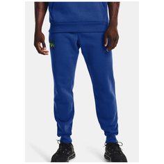 Брюки спортивные Under Armour Rival Fleece Signature Joggers, размер MD, синий