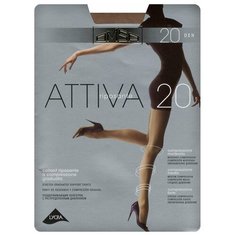 Колготки Omsa Attiva, 20 den, размер 2, nero
