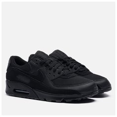 Кроссовки NIKE Air Max 90, полнота F (EU)/ на среднюю стопу, размер 9 US, черный