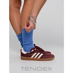 Носки TENDEN, комплект, 2 пары, размер one size, джинс