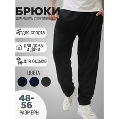 Брюки карго SAMO, размер 52, черный/черный