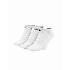 Носки NIKE, комплект, 3 пары, размер L, белый