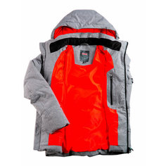 Пуховик LAFOR Зимняя, размер 58 (4XL), серый