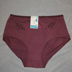 Трусы , комплект из 2 шт., размер 10XL, бордовый Нет бренда