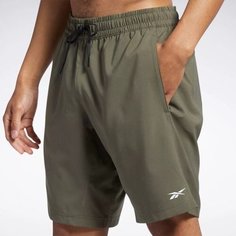 Шорты спортивные Reebok Workout Ready Shorts, размер XL, зелeный