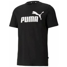 Футболка спортивная PUMA ESS Logo Tee, размер S, черный