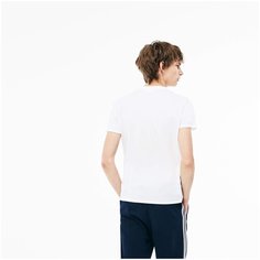 Футболка LACOSTE, размер Т3, белый/зеленый
