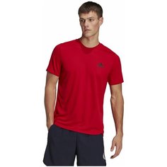Футболка спортивная adidas, 1 шт., размер S, красный