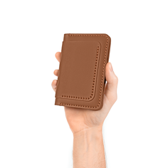 Кошелек Yuzhanini Goods, фактура гладкая, коричневый