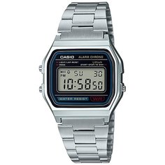 Наручные часы CASIO Vintage, черный/серебряный