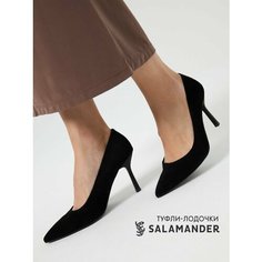 Туфли лодочки Salamander, размер 37, черный