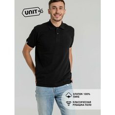 Поло Unit, размер 58, черный