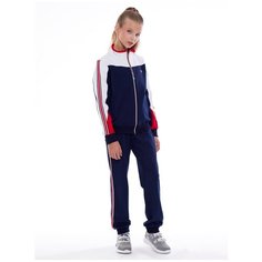 Костюм спортивный Chersa, размер 40, белый/красный/синий