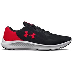 Кроссовки Under Armour Charged Pursuit 3 Tech, полнота F (EU)/ на среднюю стопу, размер 7 US, чёрный/красный