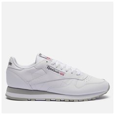 Кроссовки Reebok Classic Leather, размер 42, белый
