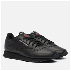 Кроссовки Reebok Женские кроссовки Reebok Classic Leather 357666, размер 7,5 US, черный