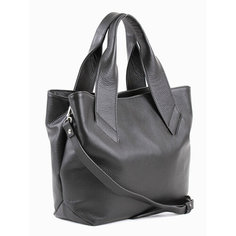 Сумка тоут Медведково, фактура зернистая, черный