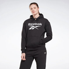 Толстовка спортивная Reebok Identity Big Logo, размер XS, , черый