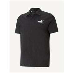 Поло спортивное PUMA Ess Jersey Polo, размер XXL, black