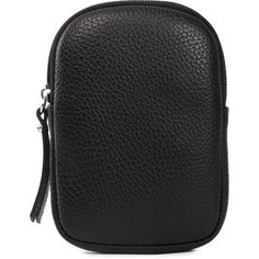Кошелек ELEGANZZA, фактура гладкая, black