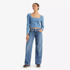 Джинсы широкие Levis Superlow, размер 30/32, its a vibe - blue Levis®