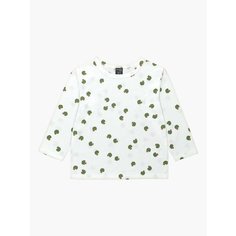 Лонгслив Mjolk, размер 122, экрю, зеленый, коричневый