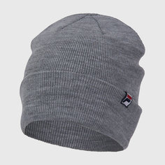 Шапка бини Fila, размер OneSize, серый