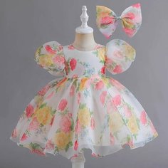 Платье, размер 110, желтый Max Garment