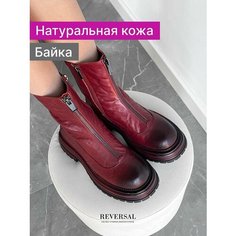 Ботинки Reversal, размер 37, черный, бордовый