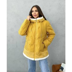 Куртка , размер 56(56-58), Желтый Нет бренда