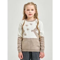 Джемпер АЙVА, размер 110, светло-коричневый