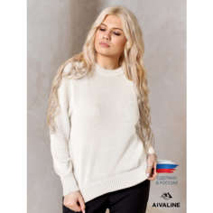 Джемпер АЙVА, размер 46/48, , молочный