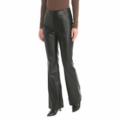 Брюки клеш Calzetti, размер XL, чёрный