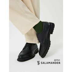 Полуботинки дерби Salamander, размер 39, черный